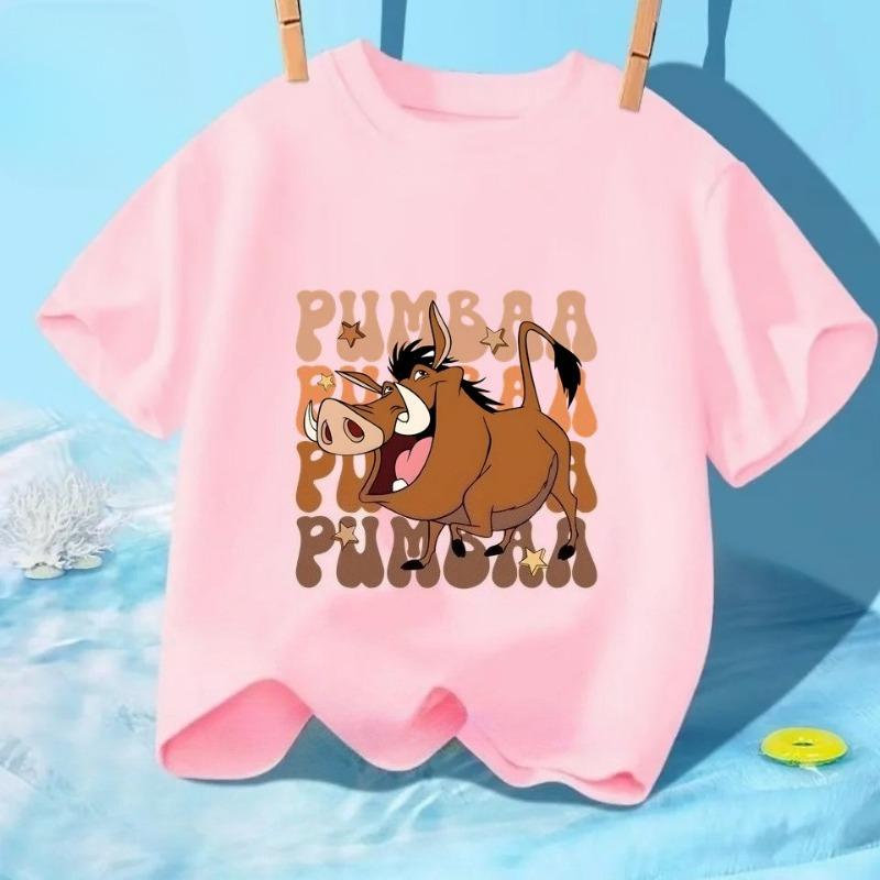 Y2k Animal Graphic Kids Tshirts Summer Short Sleeve Tees Cartoon Boys Girls Clothes Kawaii