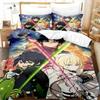 Fashion Seraph Of The End Bedding Set Printed With Pillowcase Duvet Cover Soft Queen King Size Bedclothes Home Adult Kid Bedroom