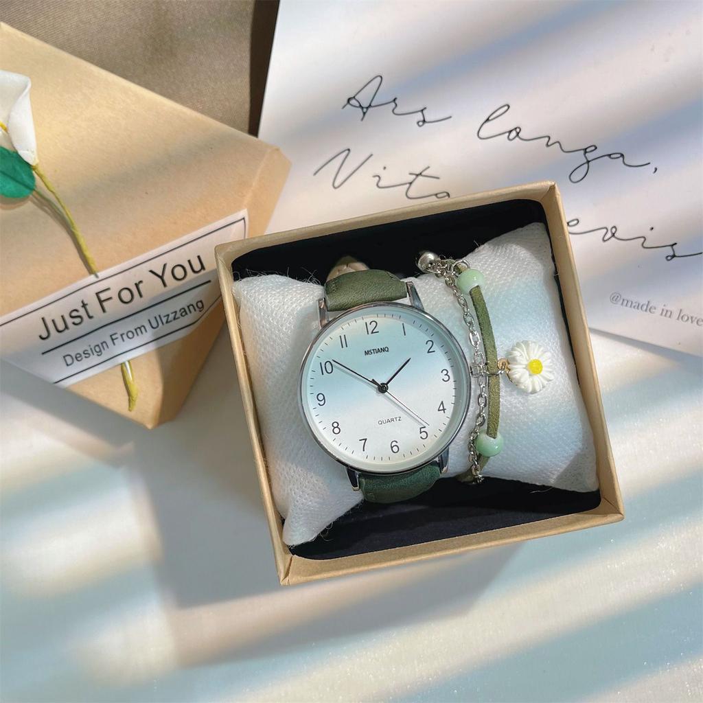 Watch Female Middle School Student Simple Mori College Style Small Fresh Retro Hong Kong Style Casual Literature And Art