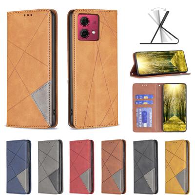Magnetické kožené pouzdro Flip Kryt na telefon Moto G84 G54 G14 G71 G52 X30 Edge 30 Pro E30 E13 E40 G22 G51 G200 5G G ST Power