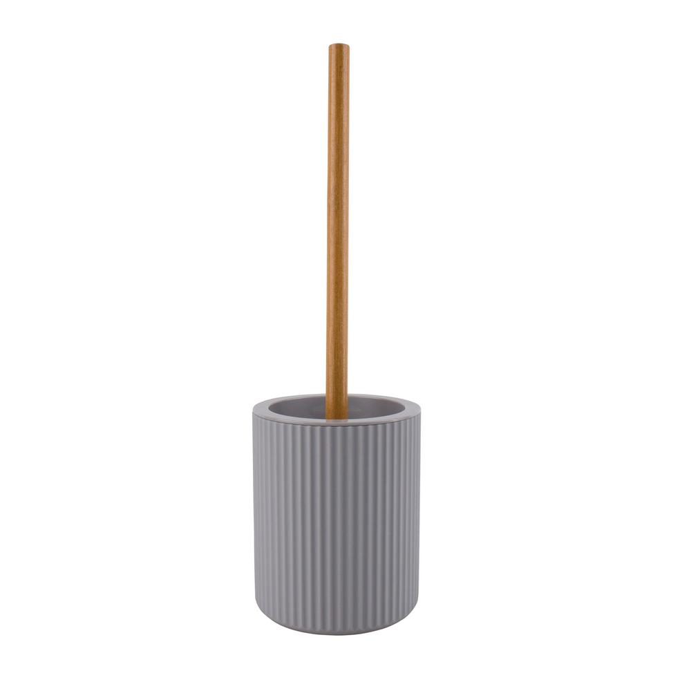 AWD INTERIOR Rayon 1637 toilet brush, ash-gray matt bamboo