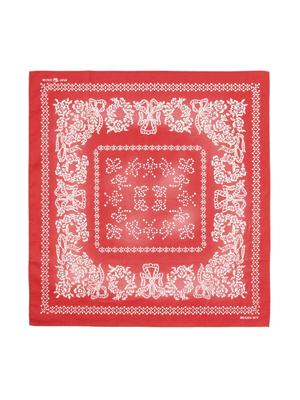 Beams Boy Handkerchief/Bandana [Special Order] ELEPHANT BRAND Deadstock Fade Nose Bandana for Women, Red/Free