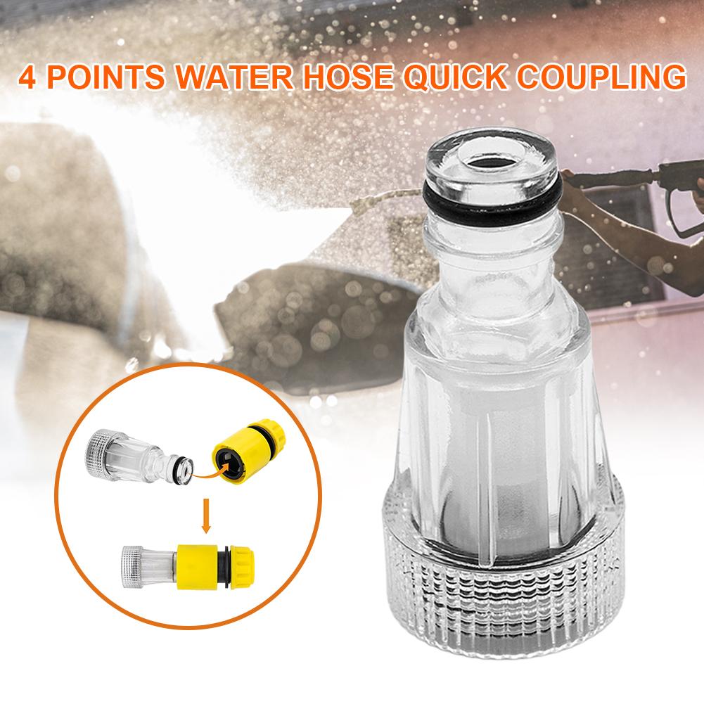 Hose Extension Adapter Garden Water Pipe Connector Rubber Water Tube Connector Hose Coupling Car Wash Gun Accessories
