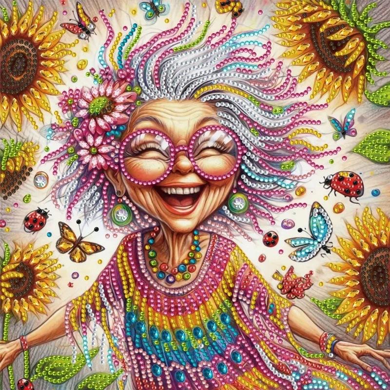 Diamond Painting, Special-Shaped Diamond Painting, Handmade Sticker Material Package 30 * 30 Diamond Sticker Diy Decorative Painting Cross-Border