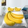 Yellow Banana Bedding Set Sweet Tropical Fruit Duvet Cover King/Queen Size For Kid Adult Vegetarian 2/3pcs Polyester Quilt Cover