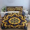 Golden Fractal Elegance. Bedding Sets Duvet Covers Pillowcases(1* Duvet Cover 2* Pillowcases Without Duvet Insert)
