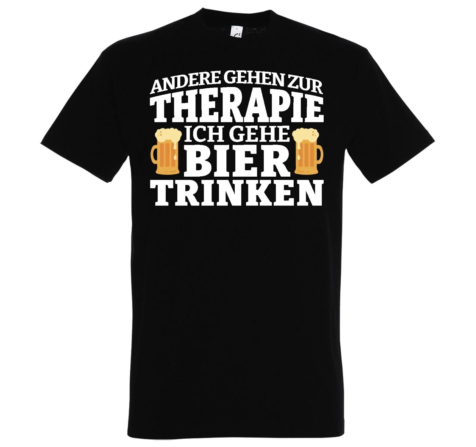 Youth Designz Mens T-Shirt I GO DRINKING BEER Fun Funny Drinking Therapy 4XL