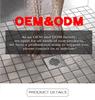 Tile Insert Sus 304 Stainless Steel Long Linear Shower Grate Floor Drain for Bathroom