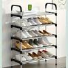 5-Layer Shoe Storage Rack, Stackable Space-Saving Shoe Organizer Cabinet for Wardrobe, Hallway, or Corner Home Organization
