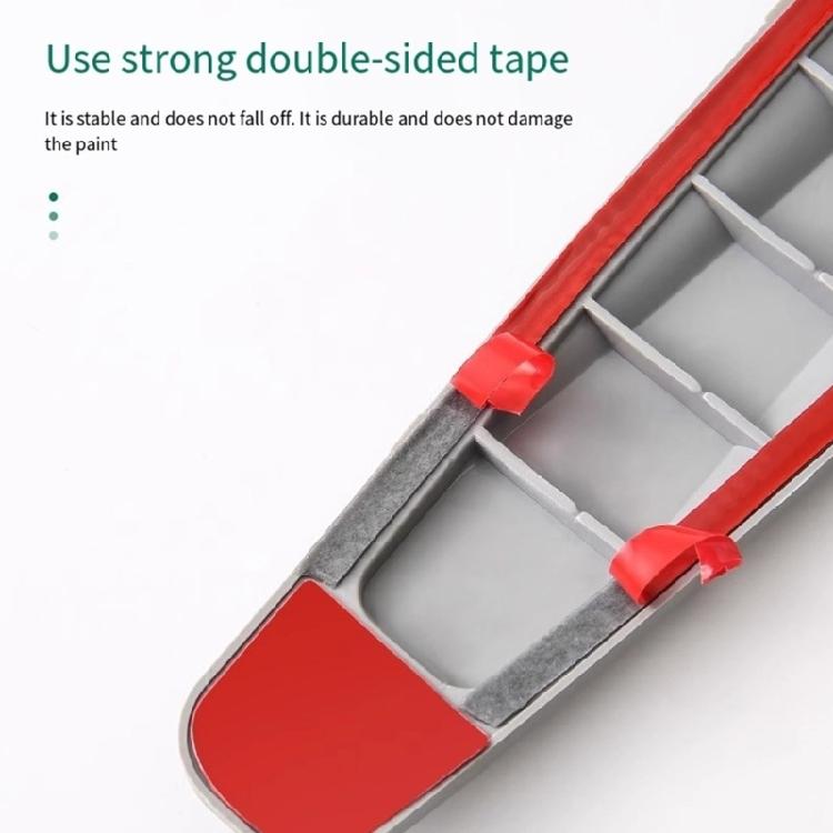 4pcs Flexible Bumper Guard Strips with Strong Adhesive Front & Rear Bumper Guard Upgrades for Car Front & Rear Safety