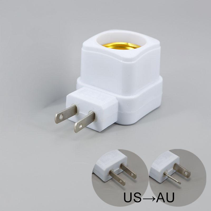 

EU US AU вилка 110 В 220 В квадратная переменный ток E27 светодиодная лампа лампочка патрон держатель адаптер вилка выключатель конвертер US AU Plug