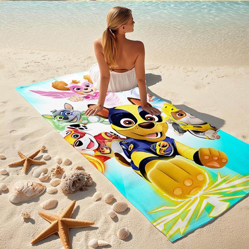 1Pc Paw Patrol Adventure Beach Towel Quick Dry Multiuse For Beach Pool Gym Yoga Home Travel Christmas Halloween Xmas Gift S1309