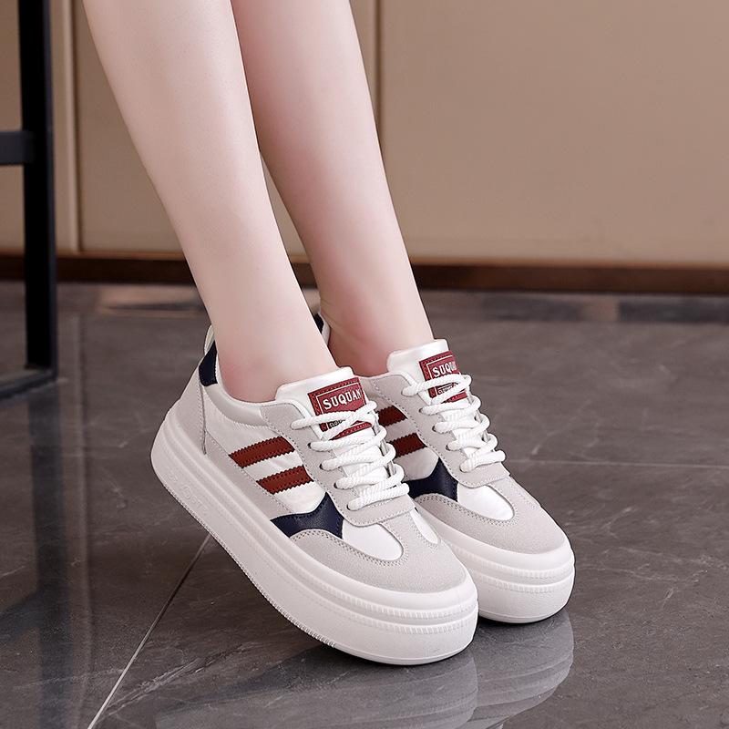 Forrest Gump Shoes Women's Sports Shoes 2025 Spring Explosion Casual Little White Shoes Women's Versatile Board Shoes Platform Shoes K3702