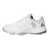 adidas Powerfade Boa Moda Cómodo Simple Versátil Absorción de Impactos Antideslizante Zapatos de Golf de Caña Baja Hombre Zapatillas Blanco Gris IH2202