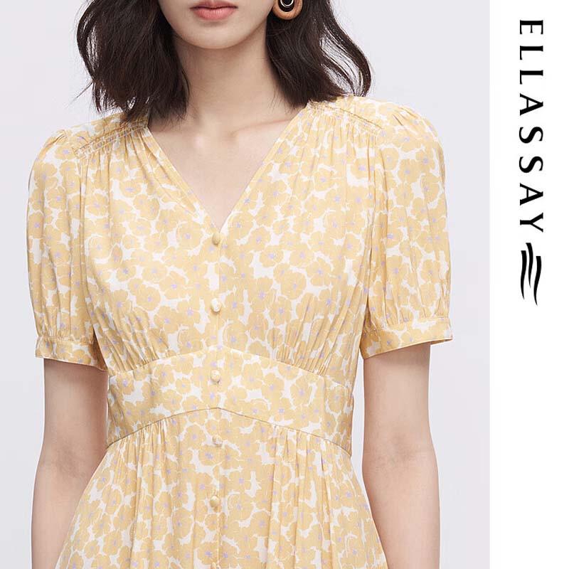 ELLASSAY Women's Garden Tea Break Midi Dress