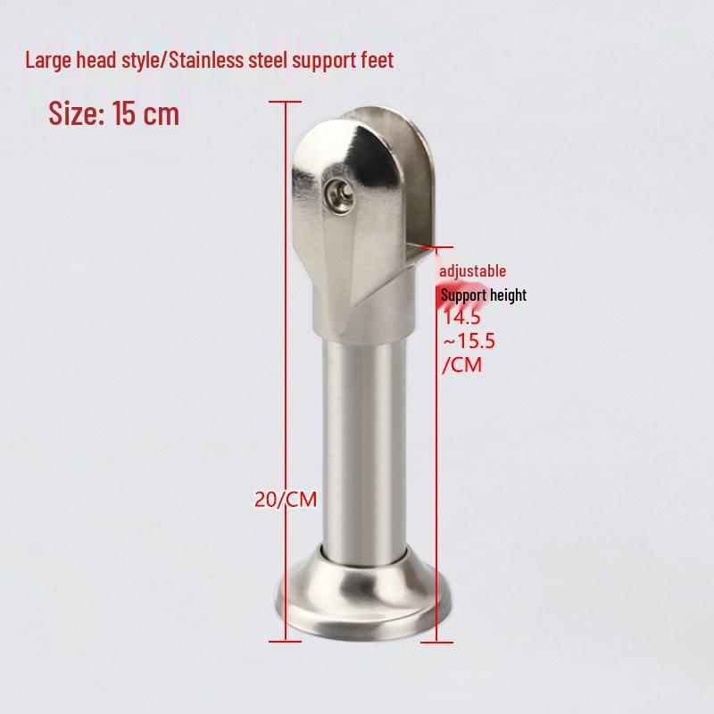 Stainless Steel Public Toilet Partition Support Foot Bracket