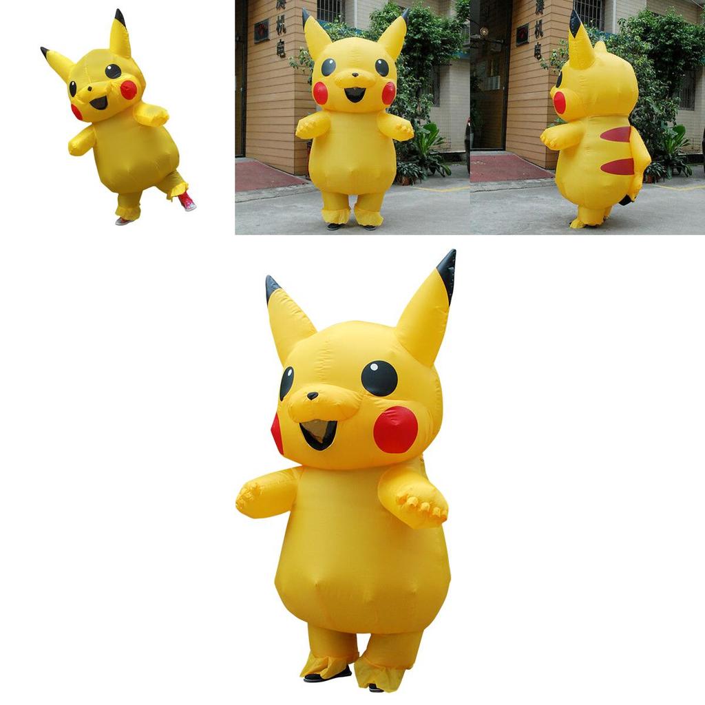 Entzückendes Pikachu Cosplay-Kostüm für Kinder mit wasserdichtem Material und kompakter Aufbewahrung