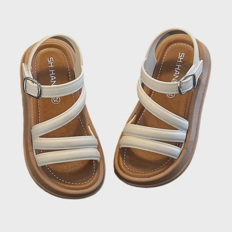 Offene Sommersandalen für Mädchen: Stilvolles koreanisches Prinzessinnen-Design