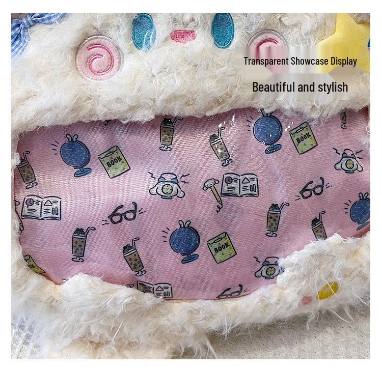 2024 Mori Style Colorful Kitten Large Capacity Fluffy Backpack