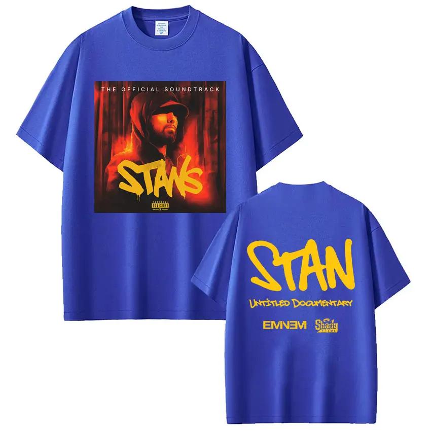 Rapper Eminem 2025 Neues Album Stans Hip Hop T-Shirt Herren Damen Trendy Popmusik Hochwertiges T-Shirt Locker Baumwolle Freizeit T-Shirts