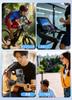 Lynzda Smartphone Holder for Microphone Stand 360-Degree Rotation Music Stand Phone Clip Compatible with 4-7 Inch Devices Fitness Bikes Baby Strollers