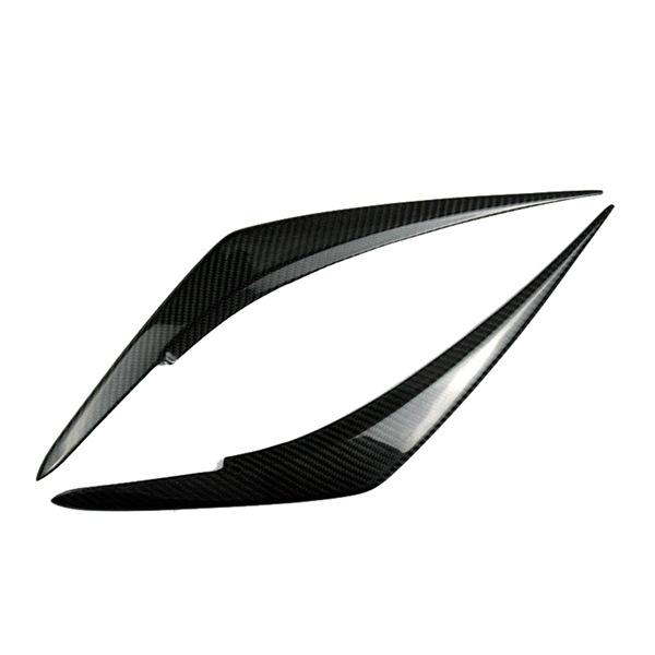 1 Pair Carbon Fiber Headlight Eyebrow Stickers for 22-25 Subaru Impreza WRX STI
