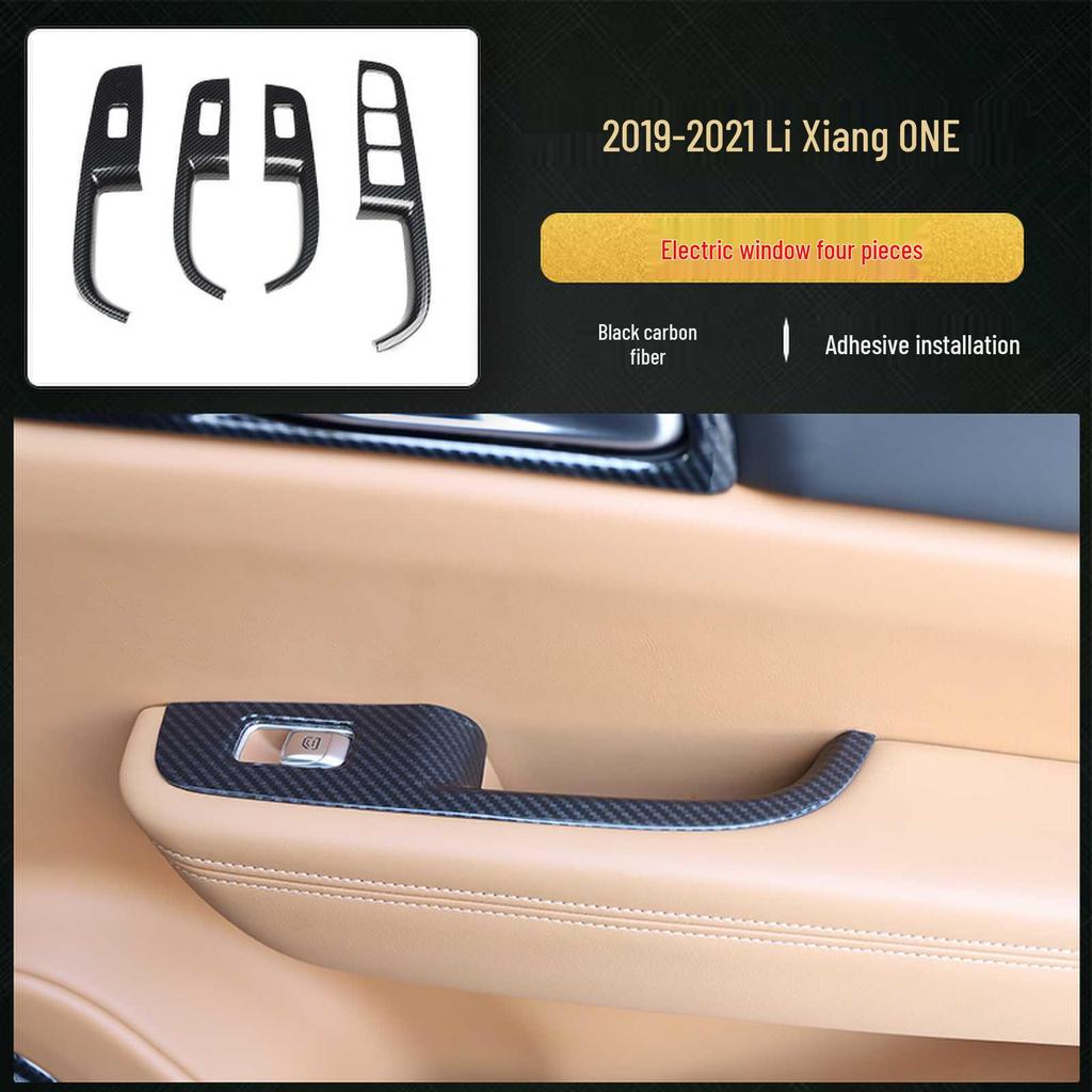 19-21 Li ONE Carbon Fiber Gear Panel Sticker for Center Console