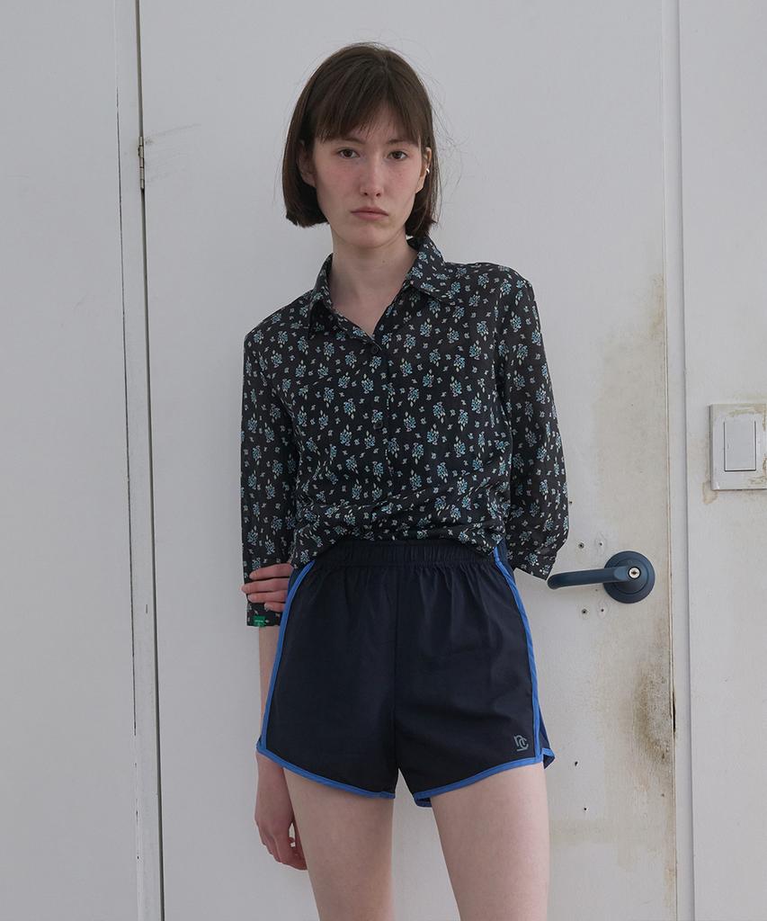 Nokeontencheu 357. Petal Shirt _ Black