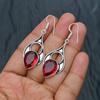 Pink Tourmaline Gemstone Handmade 925 Sterling Silver Jewelry Earring