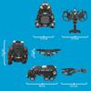 Swat Team Military 6-12 Years Old Children Educational Building Block Aegis Anti-Riot Armored Vehicle C0558