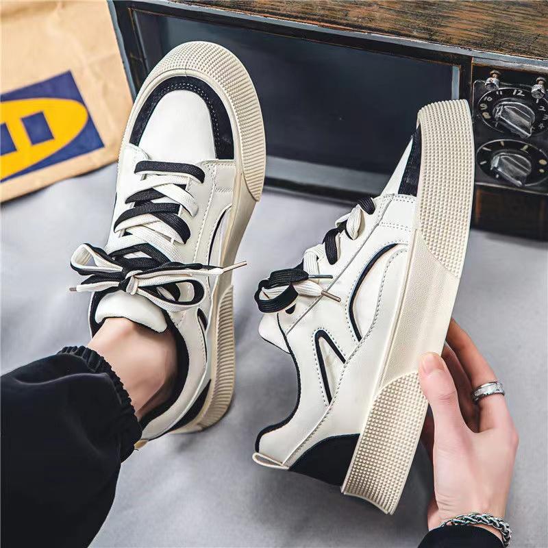 Mode Herren Freizeit-Sneakers Plateau Personalisiertes Design Sport Laufschuhe Skateboard Flats Sneakers Gemischte Farben Schuhe für Herren