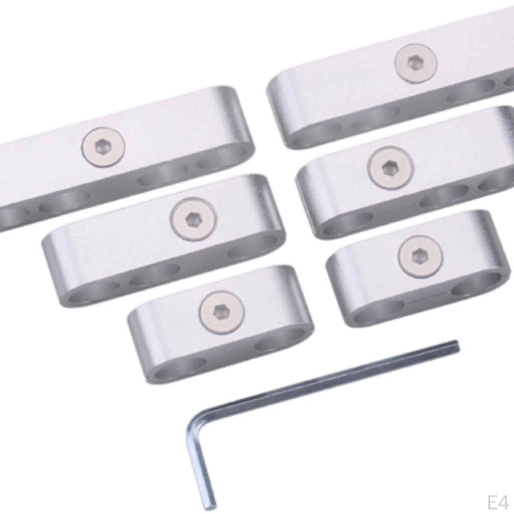 6x Engine Spark Plug Wire Separators Dividers Looms Easy to Install Accessories Durable High