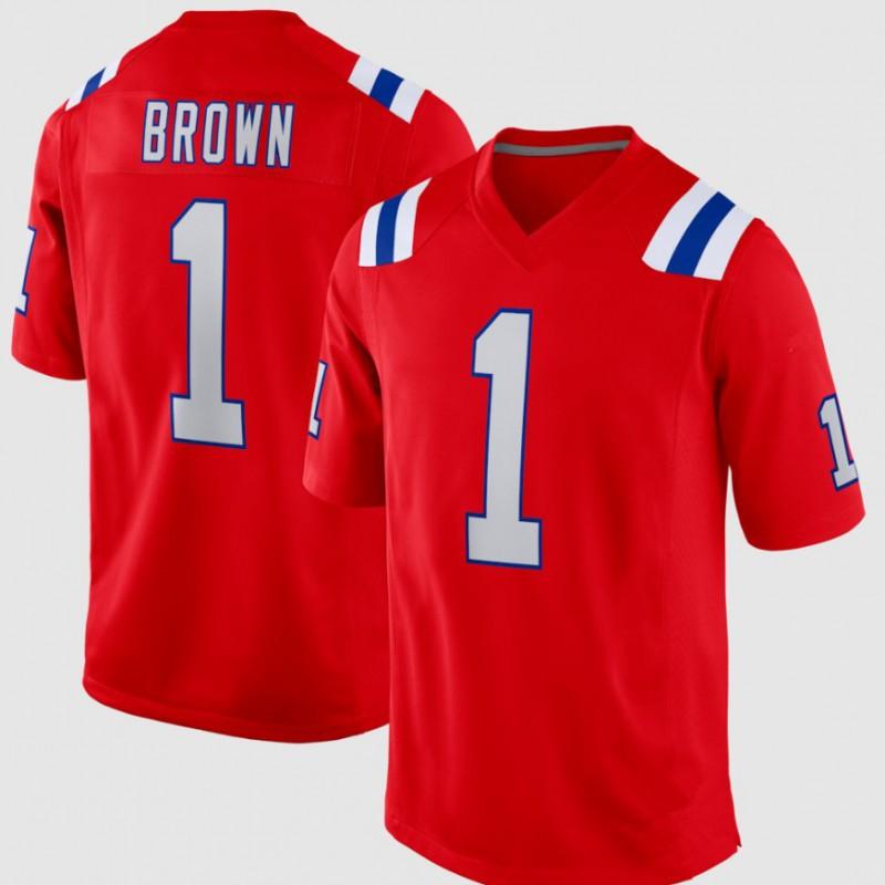 NFL New England Patriots 10 Maye Youth Adult Mesh Jersey Breathable Quick Dry Football Shirt