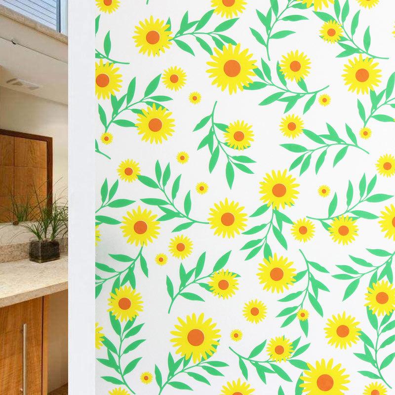 Film pentru fereastră 45x200cm Film cu vitralii matuit Autocolante pentru ferestre de confidențialitate Autocolante autoadezive pentru fereastră.