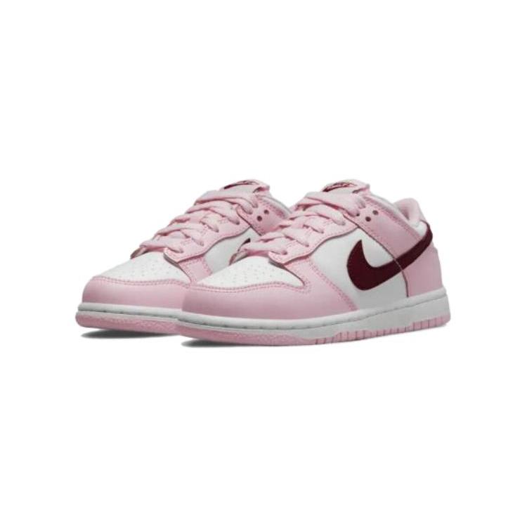 New Nike Dunk Low Pink Red White TD CW1589-601