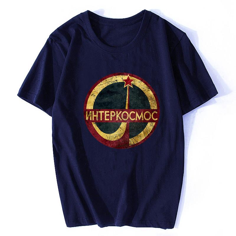 Interkosmos Cccp 100 Premium Cotton Soviet Gift Present Cotton Unisex Summer Casual Cotton Tee Fashion T Shirt Design Online
