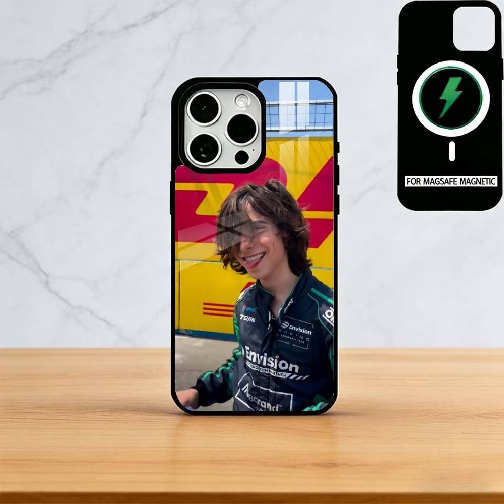 Aidan Gallagher Phone Case For iPhone17,16,15,14,13,12,11 Plus,Pro Magnetic For Magsafe Wireless Charging