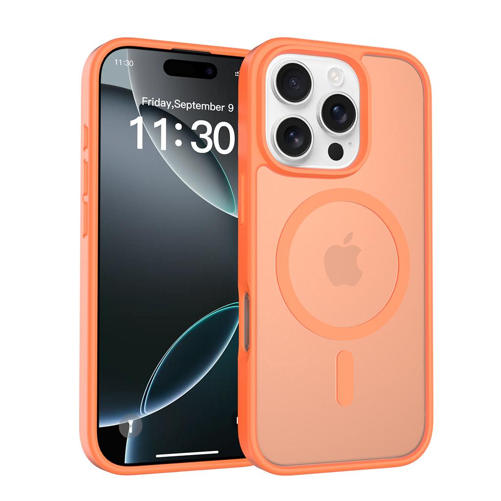 Custodia Magnetica Opaca Per Per Iphone 17E 16E 17 Air 16 Pro Max 1 Plus 14 13 Mini 12 11 16Pro Mag Safe Cover per Telefono Accessori