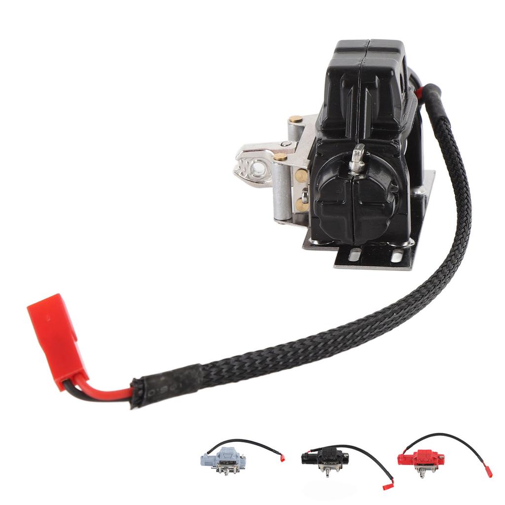 1/10 RC Crawler Winch Metal RC Simulation Winch Replacement for SCX10 1/10 Scale RC Crawler Car