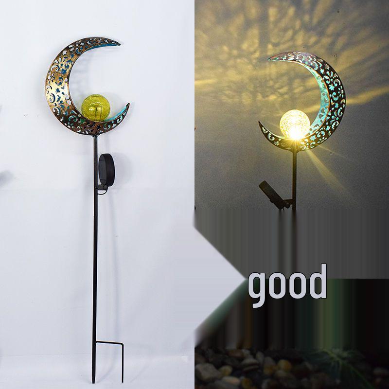 

**Wrought Iron Solar Wind Chime Light - Outdoor Waterproof Garden & Balcony Decoration**