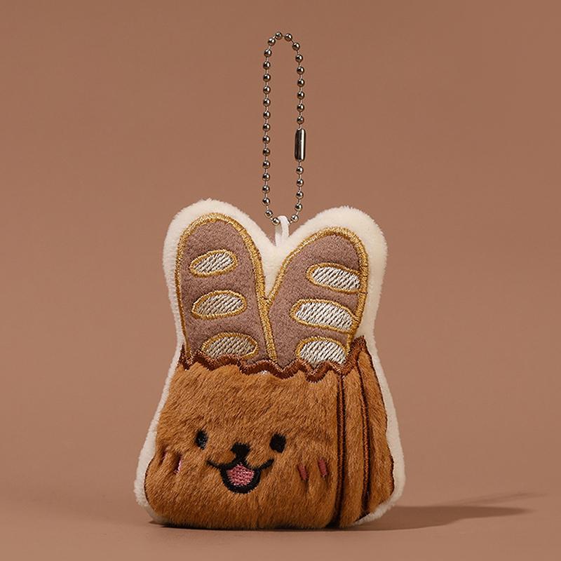 

Круассан Торт Плюшевая Игрушка Брелок Мультяшный Кофе Мягкая Набивная Кукла Подвеска Кольцо для Ключей Автомобиля Рюкзак Сумка Декор Подарок для Ребенка