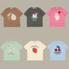 Children T-shirts Summer Tops for Kids Short-sleeve Boys Girls Tees Cartoon Print Toddler Casual Blouse Baby Outfits Clothes