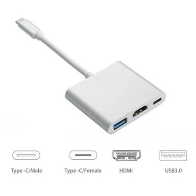 TH USB 3.0 Type C Adapter USB-C To HDMI for Apple New Macbook Compatible with HDMI