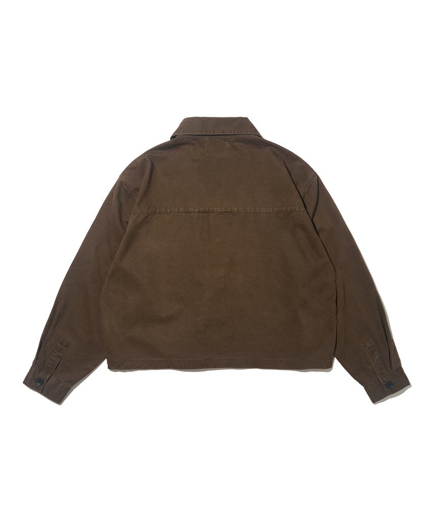 OTHERFITS Kationisch gewaschene Arbeitsjacke (Braun)