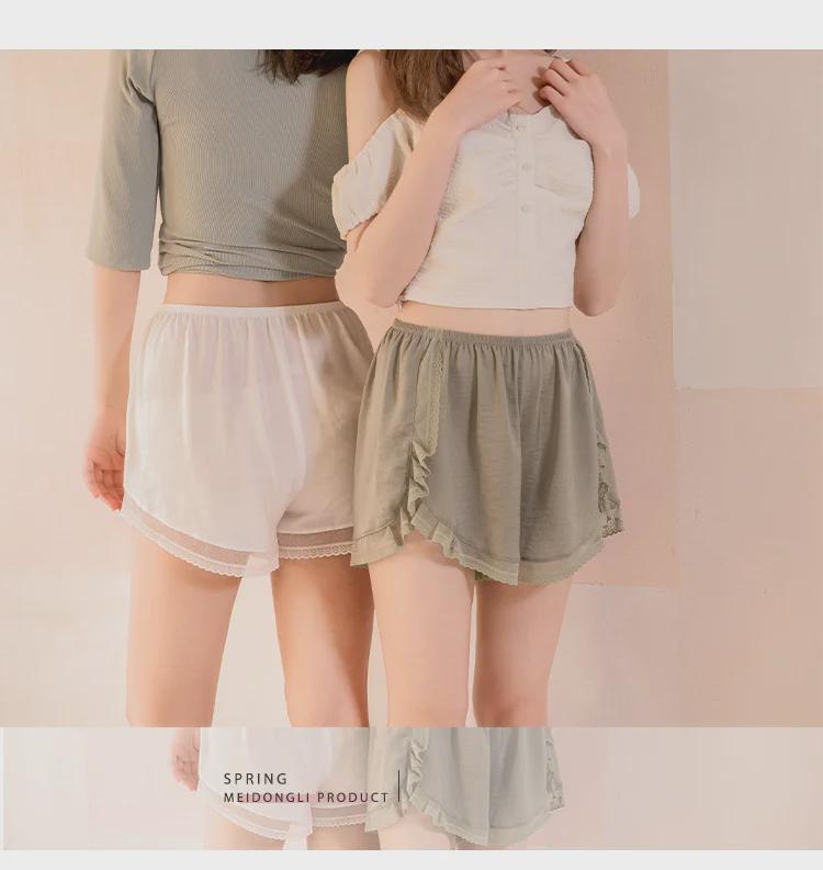 Meidongli Silk Summer Pants - Lightweight, Cool Imitation Silk Ideal for Indoor and Outdoor Wear.