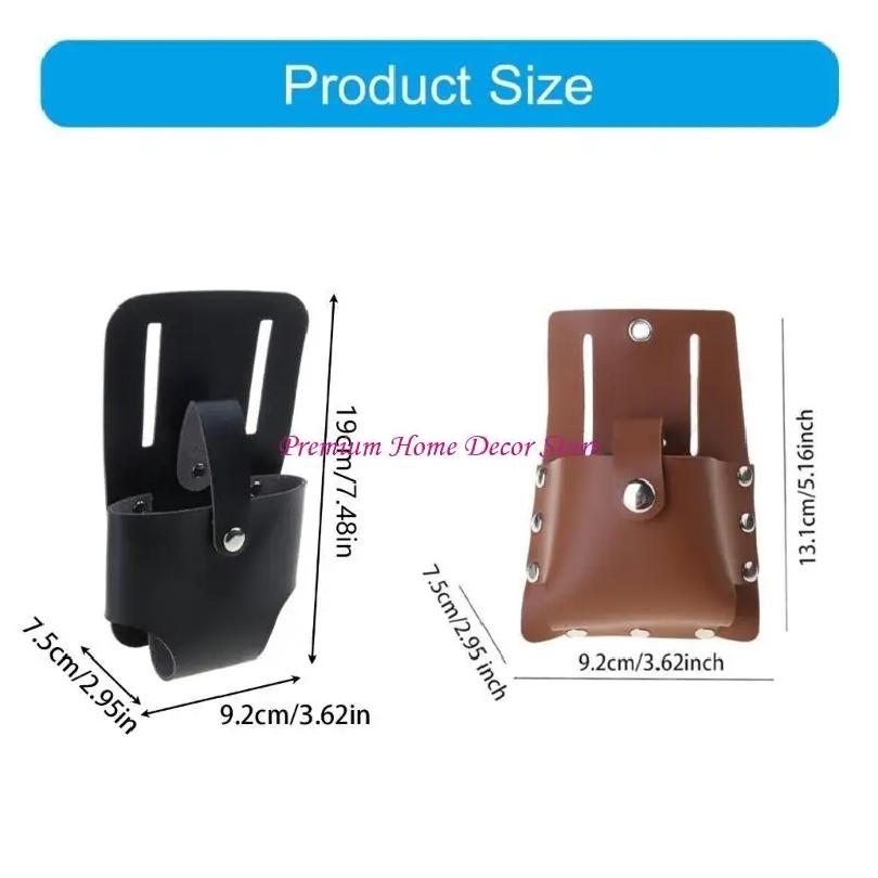 PU Leather Tape Measure Belt Tool Carriers Holder Heavy Duty Tape Holder Measuring Tape for Carpenters JOMD