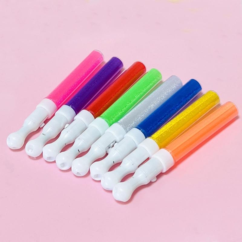 LED Glow Sticks Party Flashing Light Multi-color 3 Light Modes Bright Flashing Light Sticks for Festivals Rave Birthday