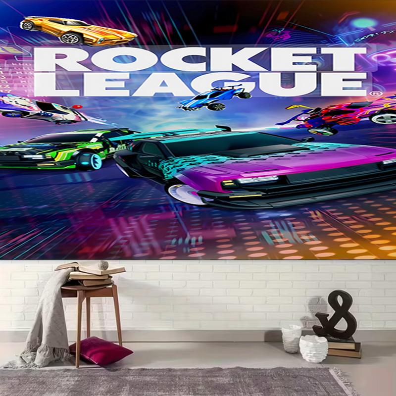 1pc Game Rocket league Tapestry, Living Room, Bedroom, Office, Party Decor, Ideal Festive Gift