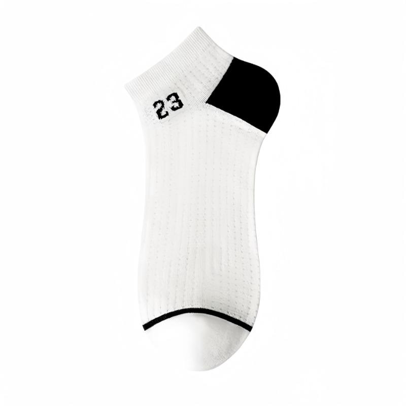 5 Pairs of Women's Summer Thin Cotton Deodorant Wicking New Style Socks