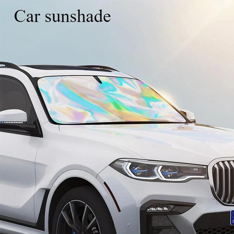 NOWA Osłona Przeciwsłoneczna na Przednią Szybę Samochodu Blokuje Promienie UV Reflektor Osłona Przeciwsłoneczna na Okno Samochodowe Wizjer Osłona Ochronna Składany Parasol